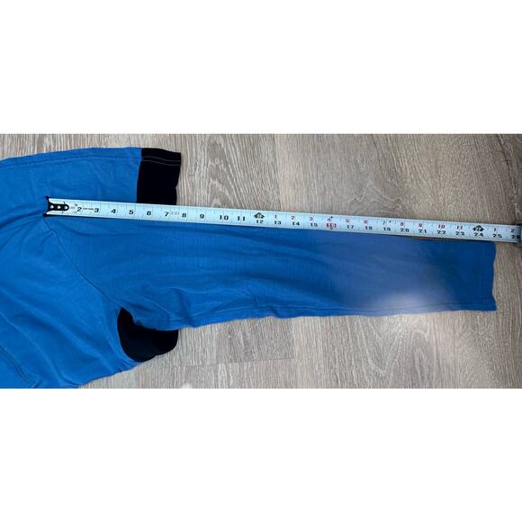 Smartwool|Womens|1/4‎ Zip Pullover|100% Merino Wool|Blue w/Black|SZ M - Picture 7 of 10